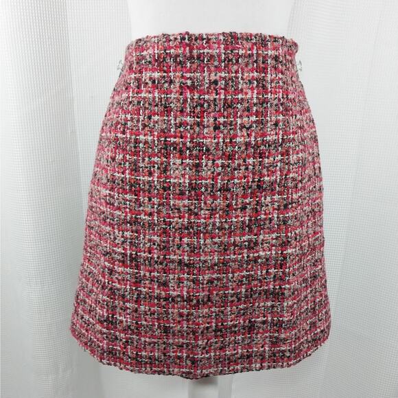 NWOT! TALBOTS! STUNNING RED, ORANGE, BROWN, BLK & CREAM WOOL+ SKIRT SUIT! SZ 2P - Picture 6 of 14